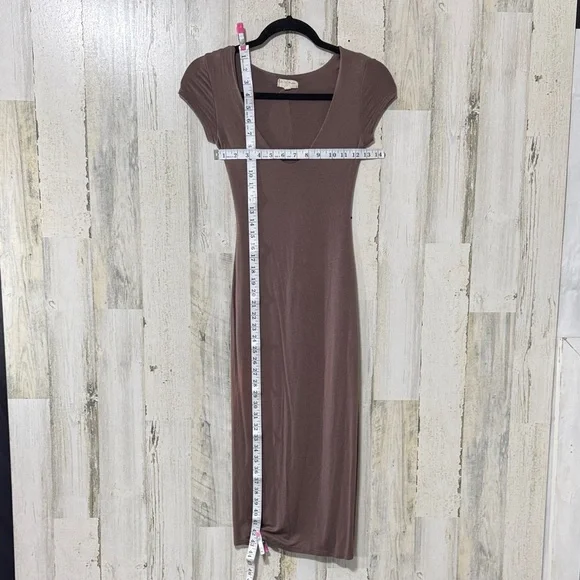 See You Monday Brown Midi Dress - Picture 5 of 9